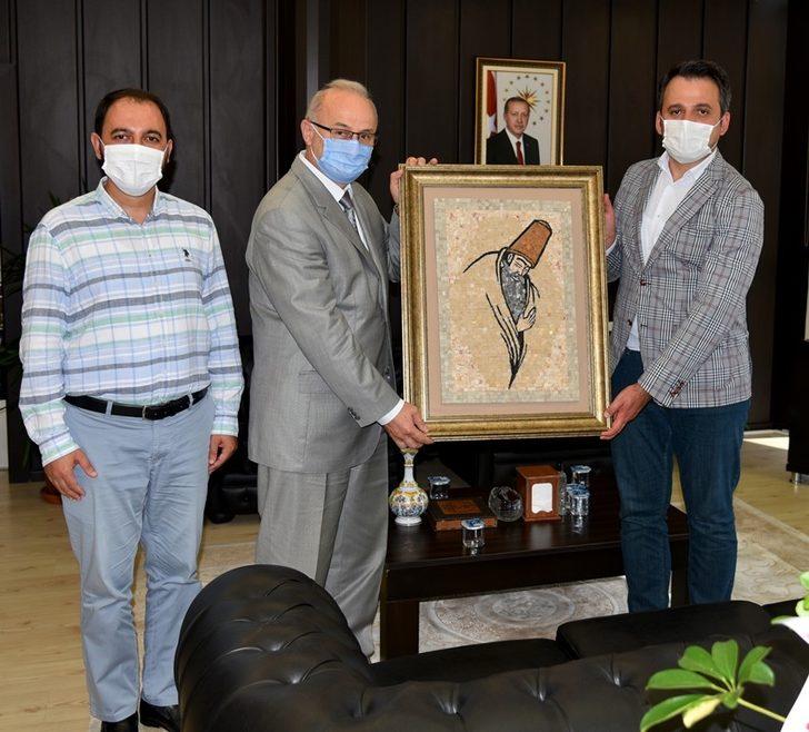 OMÜ Rektörü Ünal TÜGVA Genel Başkanı Enes Eminoğlu’nu ağırladı G2