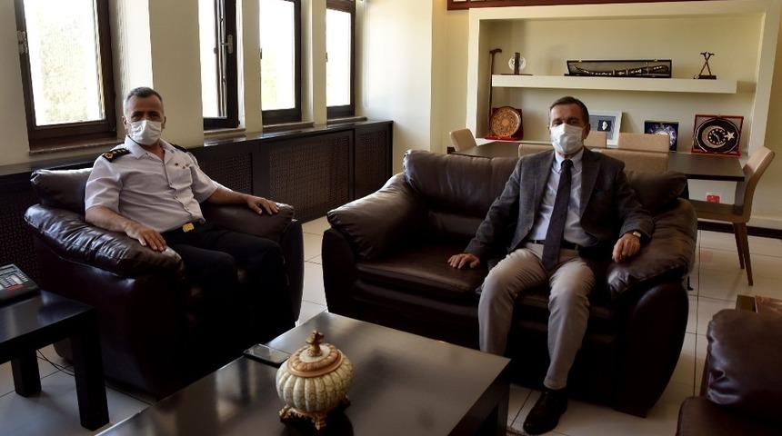 Başkan Ata&ccedil;&rsquo;tan İl Jandarma Komutanı Atasoy&rsquo;a ziyaret