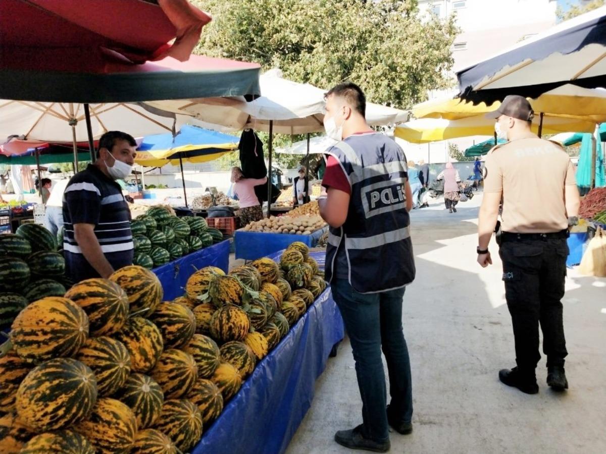 Burhaniye&rsquo;de Covid-19 denetimleri sıklaştırıldı