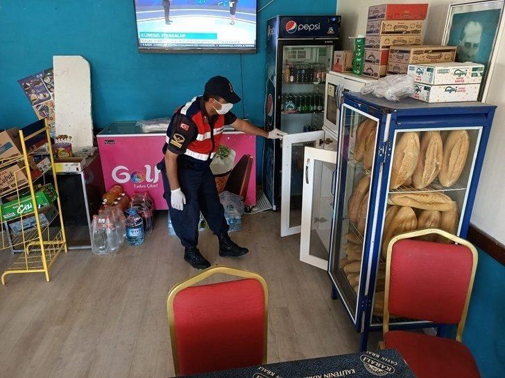 İl Jandarma Komutanlığı ekiplerinden Korona virüs denetimi G2