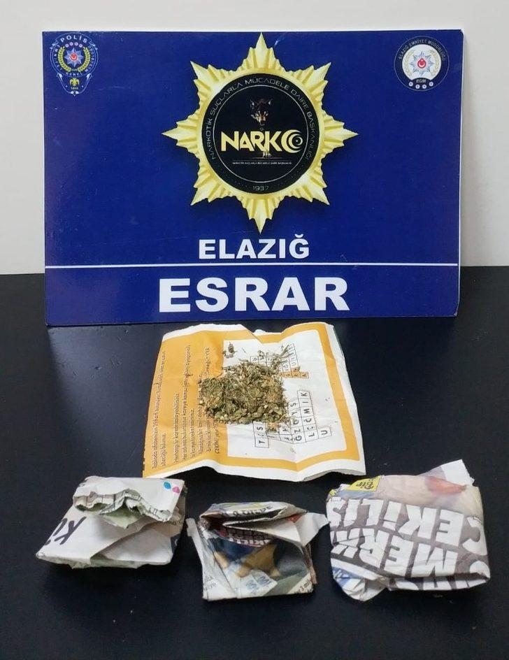 Elazığ’da uyuşturucu ile mücadele:2 tutuklama G4