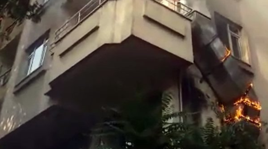 Kahramanmaraş'ta korkutan yangın! Lokanta alevler i&ccedil;inde kaldı