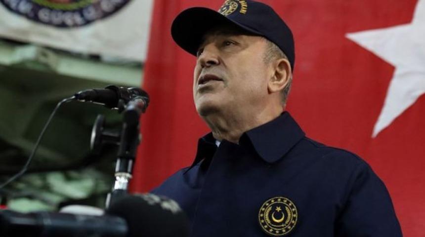 Milli Savunma Bakanı Hulusi Akar'dan Doğu Akdeniz a&ccedil;ıklaması