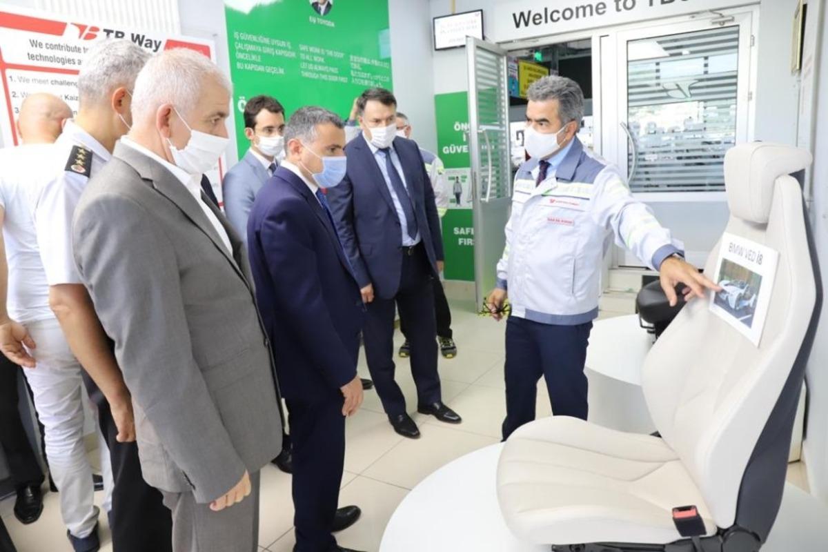 Vali Cevdet Atay sanayi kuruluşlarını ziyaret etti