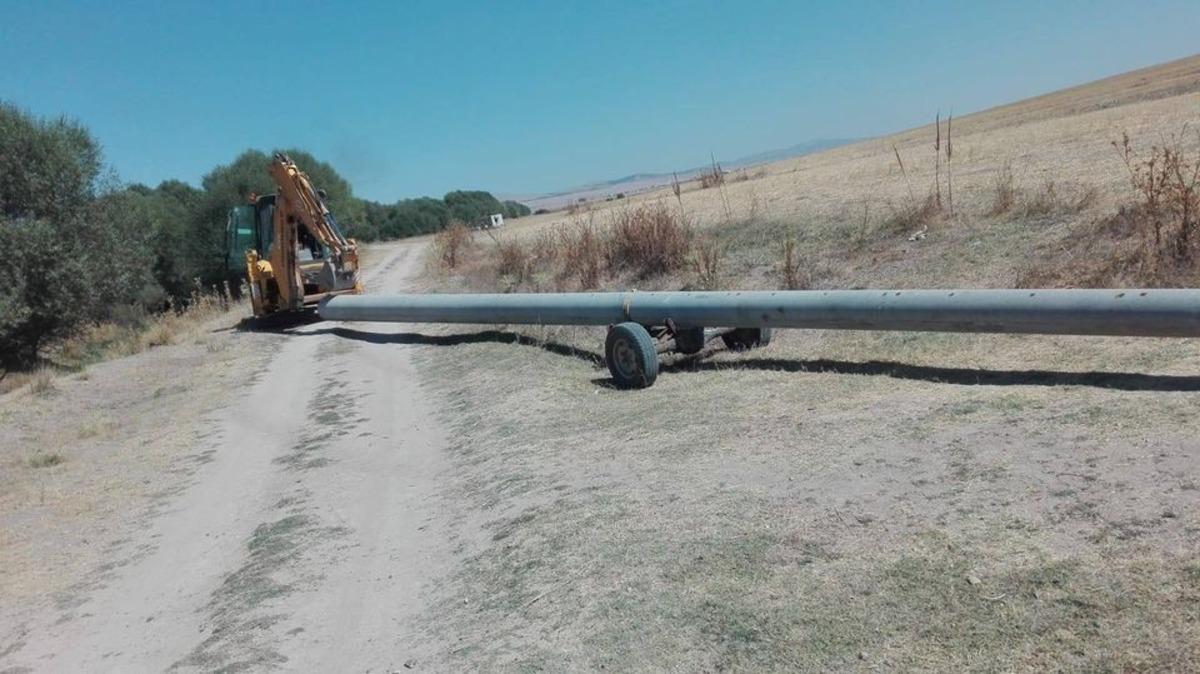 Altıntaş Zafer OSB&rsquo;de enerji nakil hattı &ccedil;alışmaları başladı