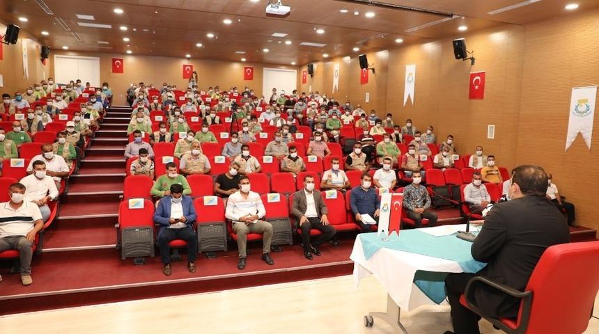 Canpolat, personellerle bir araya geldi