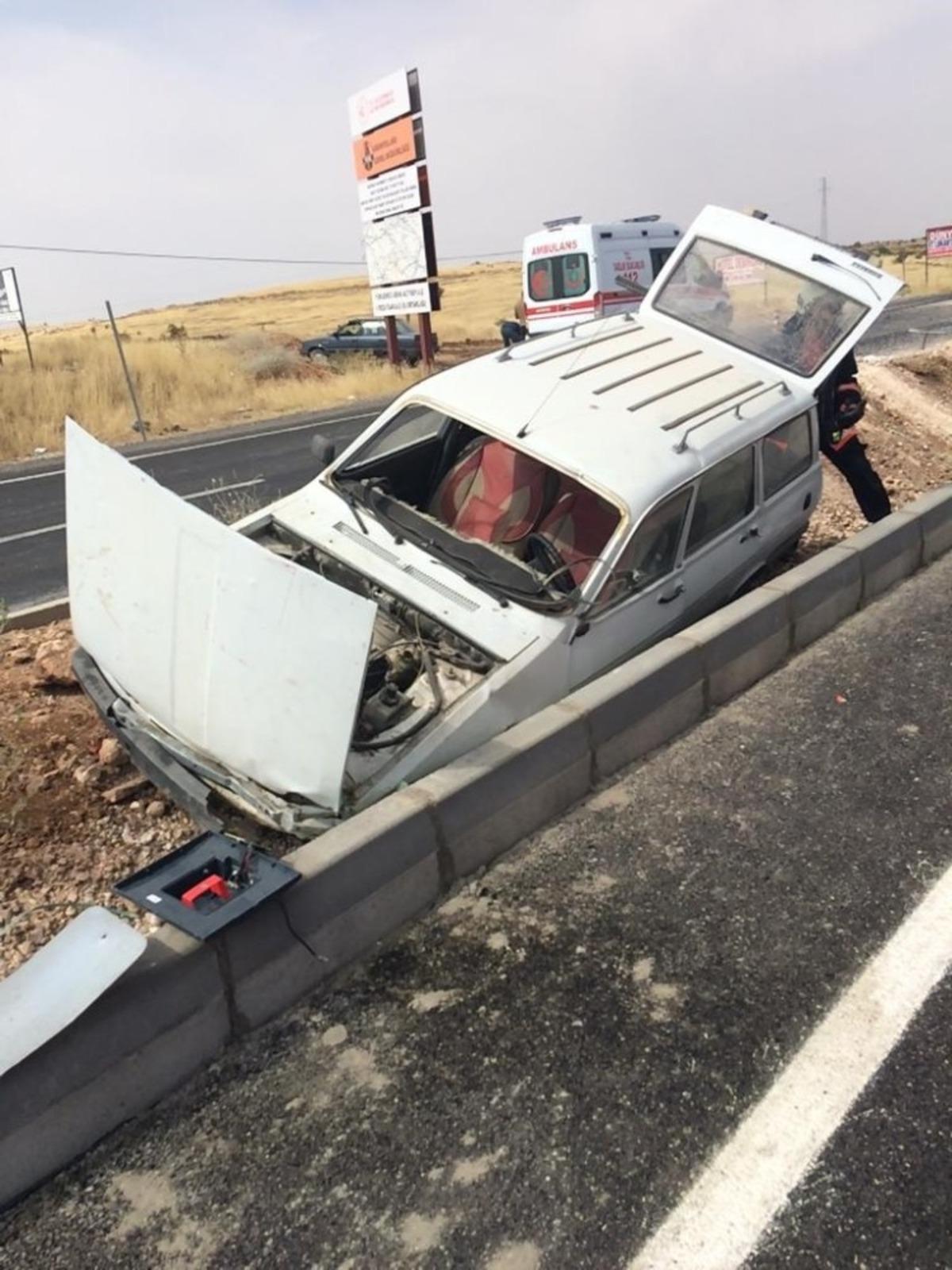Midyat&rsquo;ta trafik kazası: 2 yaralı
