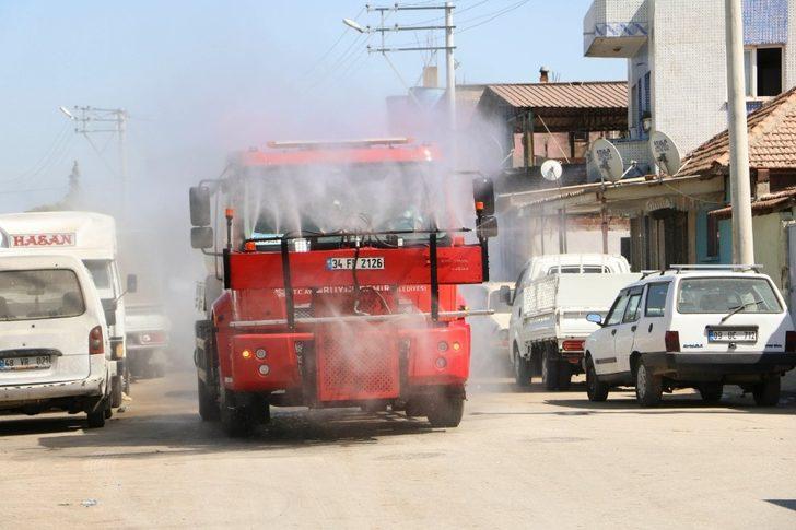 Büyükşehir Acarlar’da dezenfekte çalışması yaptı G1