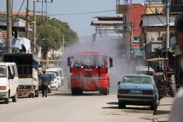 Büyükşehir Acarlar’da dezenfekte çalışması yaptı G4