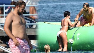 Ümit Erdim sevgilisi Seda Çelik'le Bodrum'da