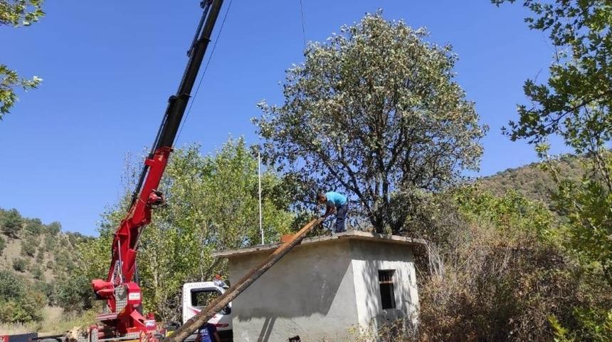 B&uuml;y&uuml;kşehir, Malkoca Mahallesi &ccedil;ift&ccedil;isinin su sorununu &ccedil;&ouml;zd&uuml;