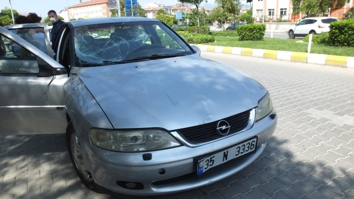 Burhaniye&rsquo;de meydana gelen kazada yaralanan at uyutuldu