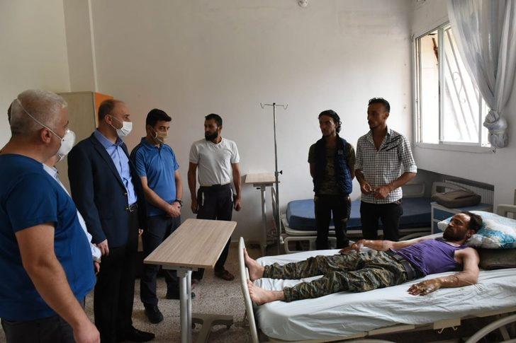 Vali Erin’den Resulayn’daki patlamada yaralılara ziyaret G1