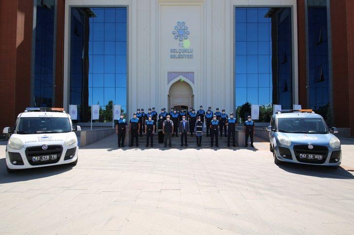 Selçuklu Belediyesinde 25 yeni zabıta memuru göreve başladı G2