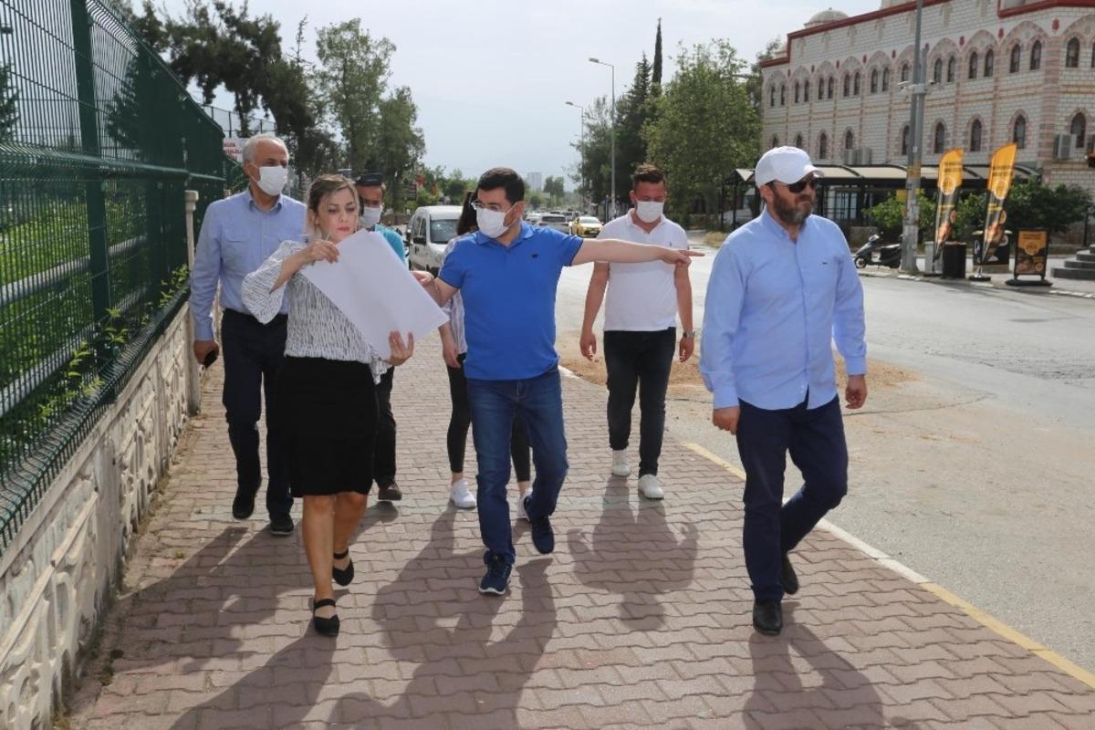 Kafeler caddesine estetik g&ouml;r&uuml;n&uuml;m