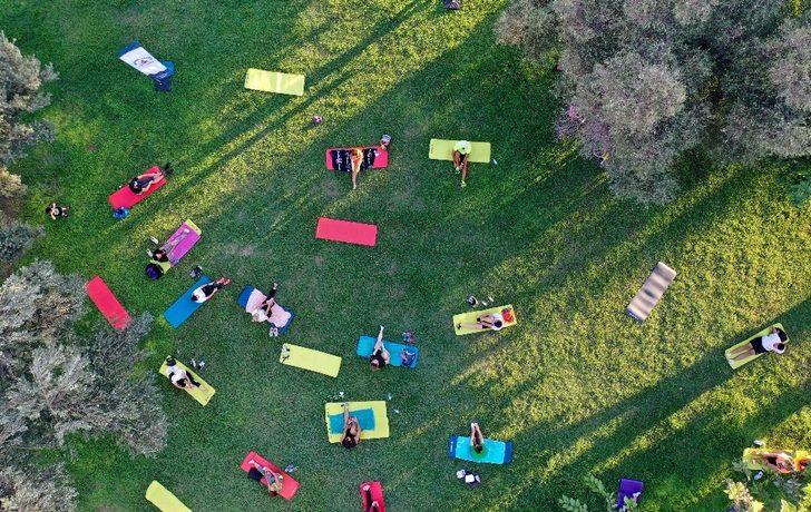 Muratpaşa’da gün batımında spor G3