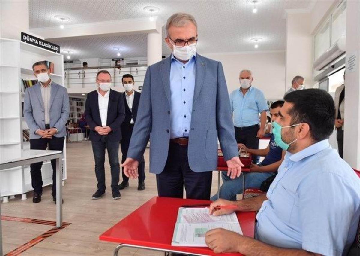 Vali Karaloğlu&rsquo;ndan Bilgi Evi ziyareti