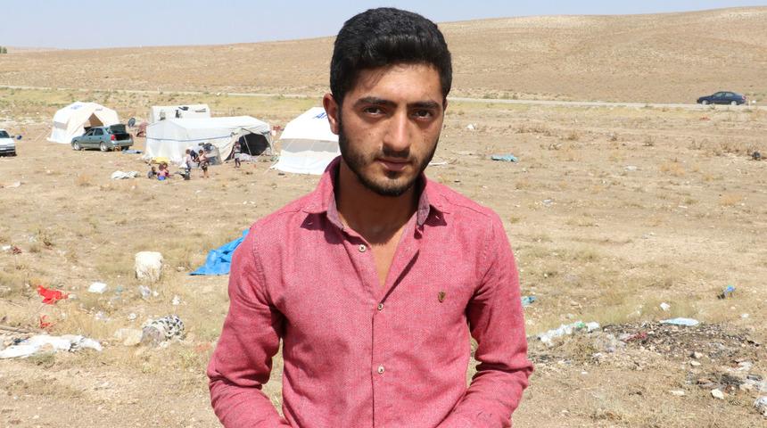 Kum fırtınasını b&ouml;yle anlattı: Ayaklarım yerden kesildi, yer &ccedil;ekimi yok gibiydi