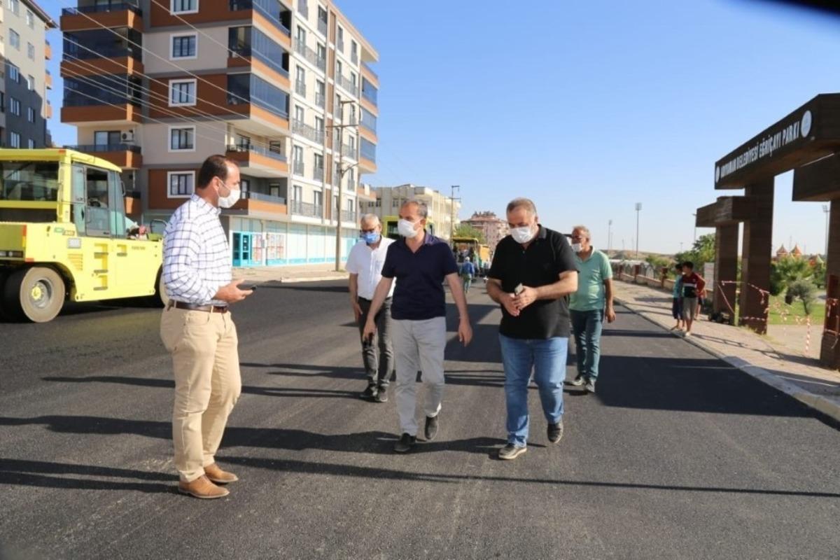 Karaali Caddesinde yenileme &ccedil;alışması