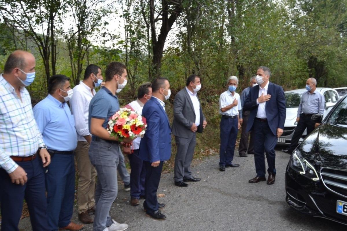 Bozkurt&rsquo;a &ccedil;i&ccedil;ekle karşılama yapıldı