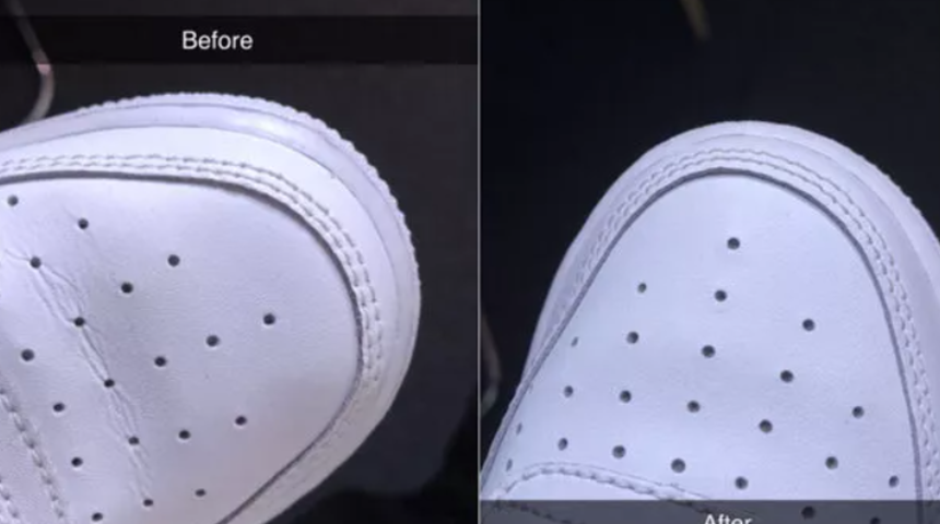Herkes bunu yapmaya başladı! Bu y&ouml;ntem ayakkabı kırışıklıklarını gideriyor