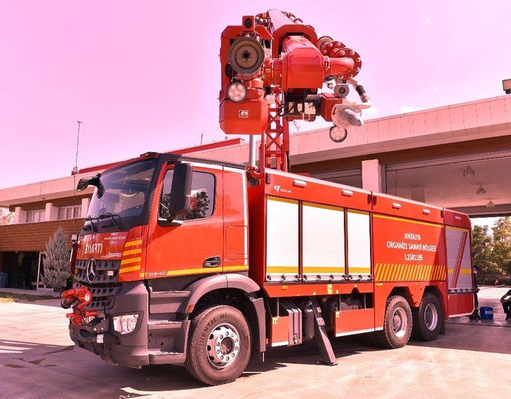 OSB’ye son teknolojiye sahip itfaiye aracı G4