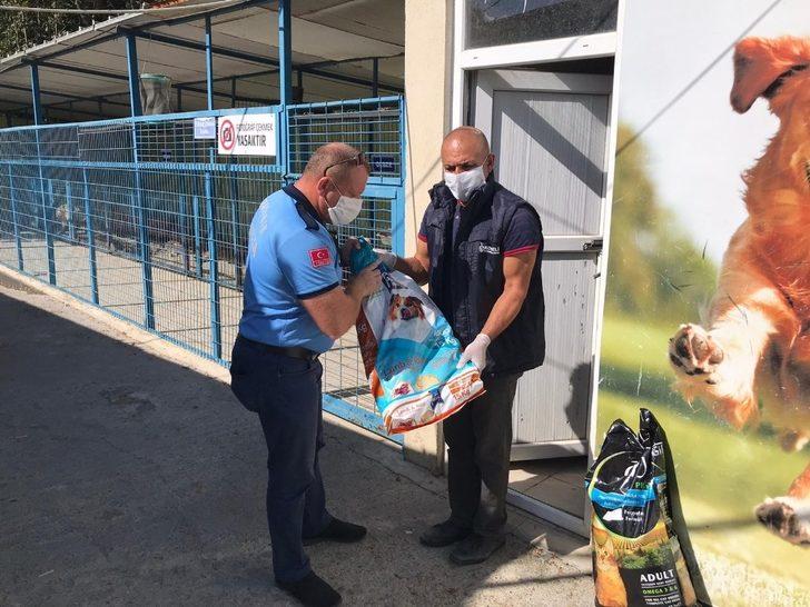 Sahiplendiği köpeğin mamasını Büyükşehir karşıladı G2