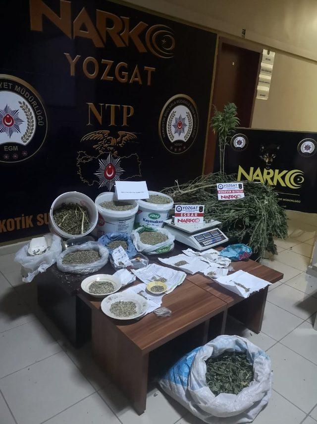 Yozgat’ta uyuşturucu operasyonu: 1 gözaltı