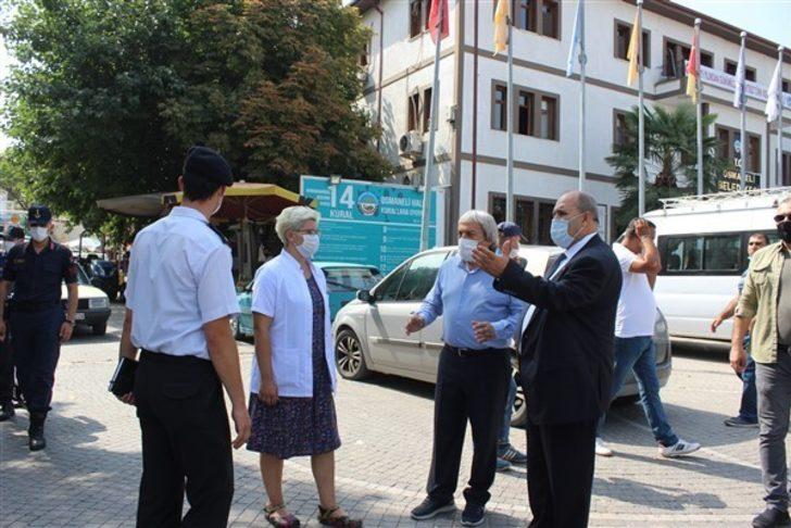 Osmaneli’de polis ve jandarmadan maske denetimi G5