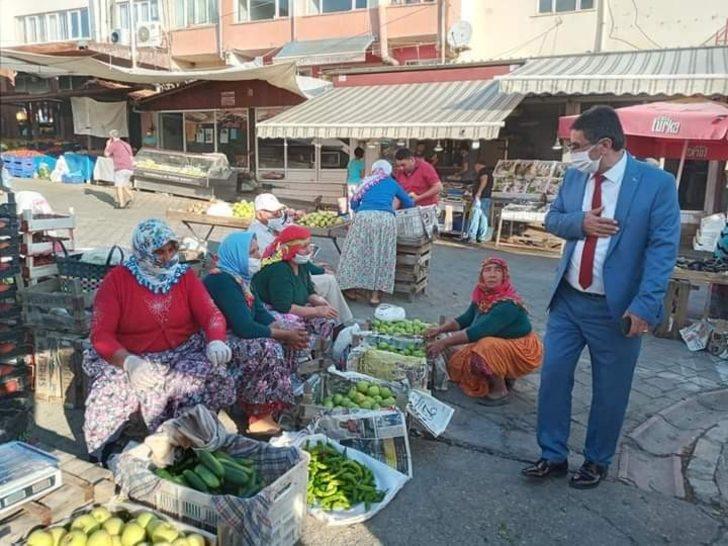 Başkan İnal’dan pazar ziyareti G1