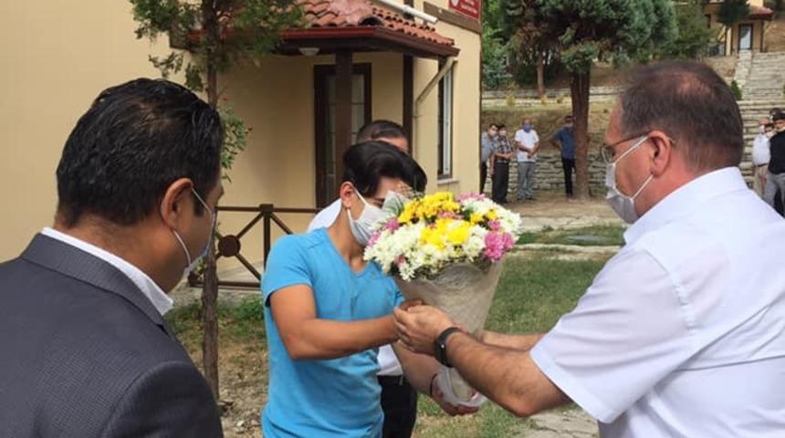 Kaymakam T&uuml;rk&ouml;z&rsquo;den Hasan Doğan Sevgi Evleri&rsquo;ne ziyaret