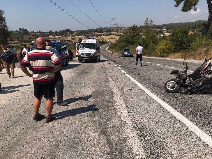 Motorsiklet ile otomobil çarpıştı 1 yaralı G1