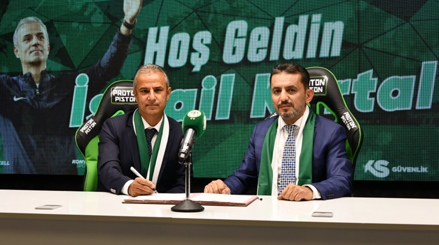 Konyaspor, İsmail Kartal ile s&ouml;zleşme imzaladı