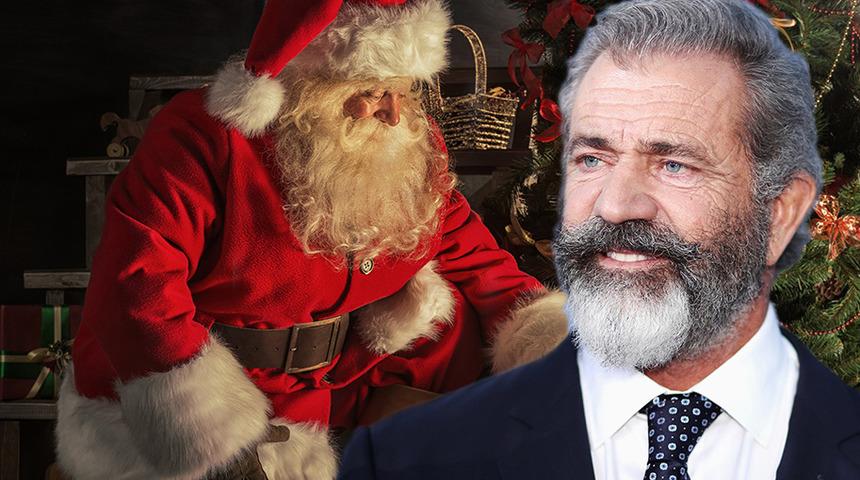 Aksiyon filmlerinin yıldızı Mel Gibson bu sefer Noel Baba rolünde 
