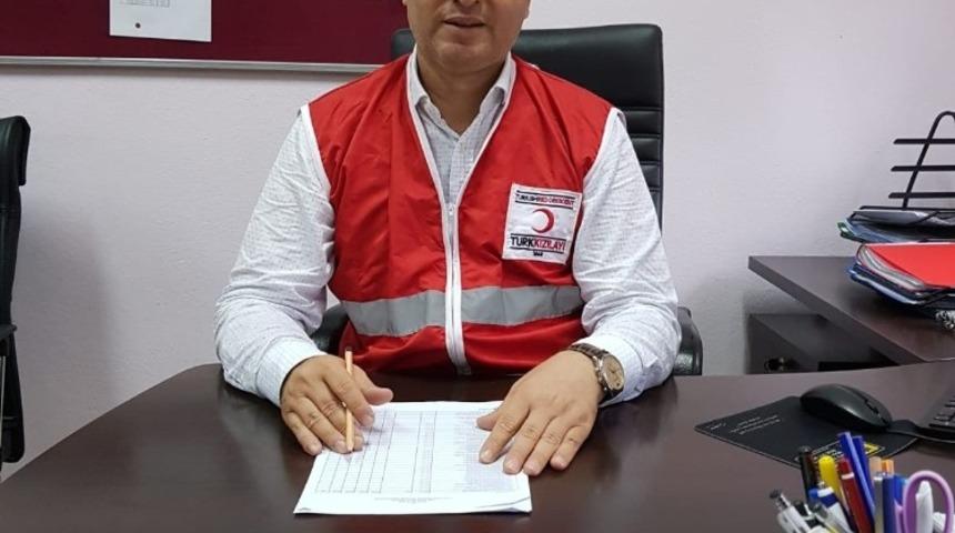 Ciğer, şehit d&uuml;şen Kızılay personeli i&ccedil;in baş sağlığı diledi