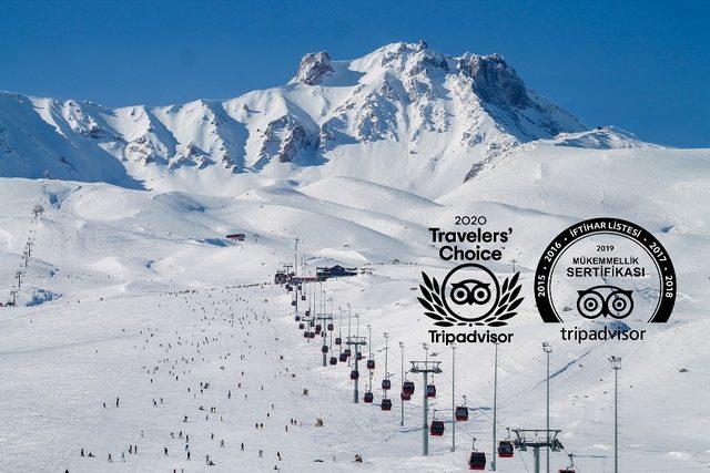 Erciyes’e 2020 Travellers’ Choıce Ödülü
