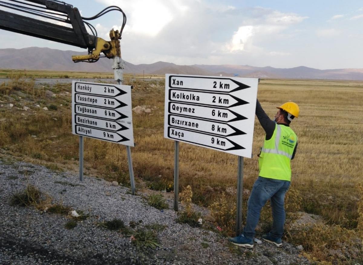 Van&rsquo;da mahalle tabelaları yenileniyor