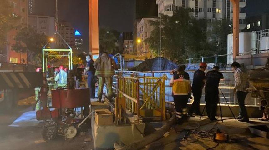 İstanbul'da metro şantiyesinde kaza! 2 kişi yaralandı