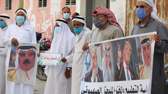Gazze'de anlaşmalara karşı protesto gösterisi düzenlendi