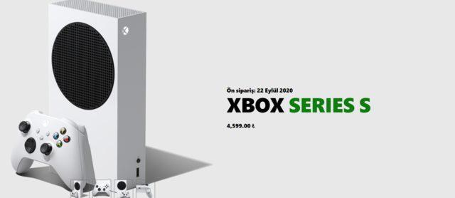 Xbox Series S Türkiye fiyatı