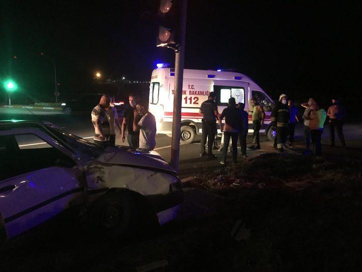 Tekirdağ’da trafik kazası: 2 yaralı G1