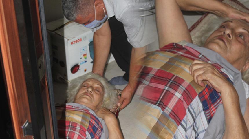 Evinde d&uuml;şen yaşlı kadının imdadına apartman g&ouml;revlisi yetişti