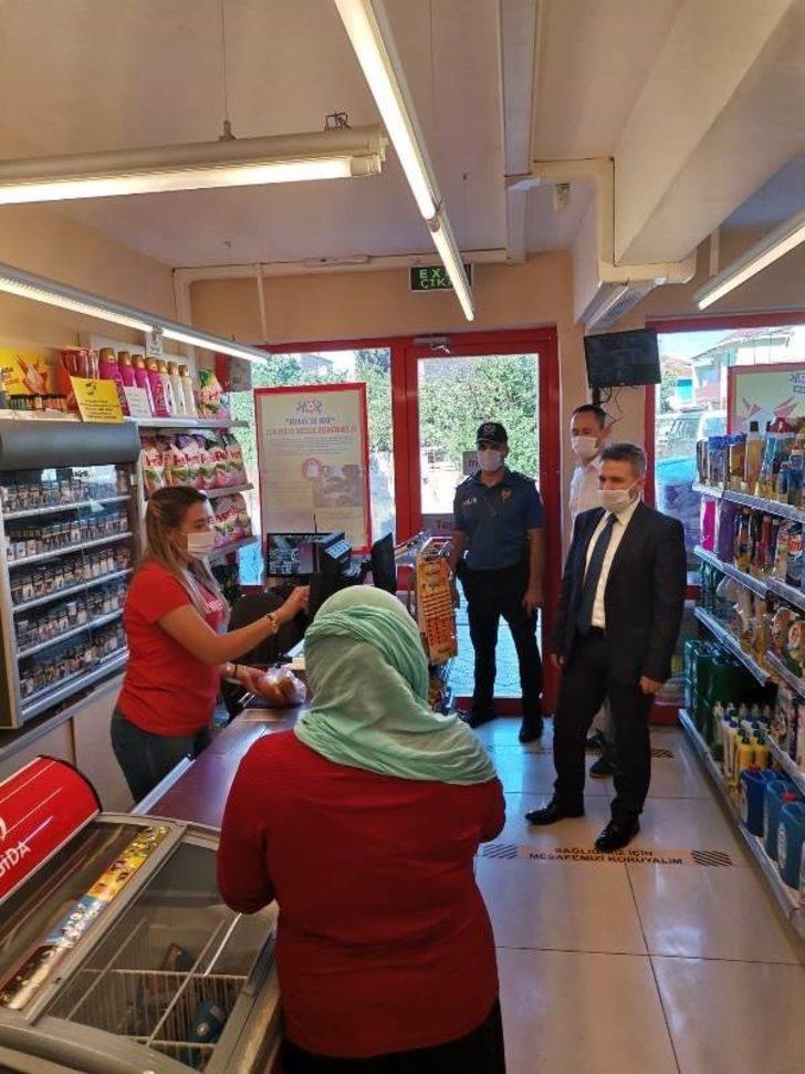 Kaymakam Taşçı’dan koronavirüs denetimi G3