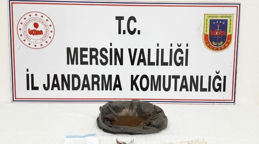 Silifke&rsquo;de uyuşturucu operasyonu