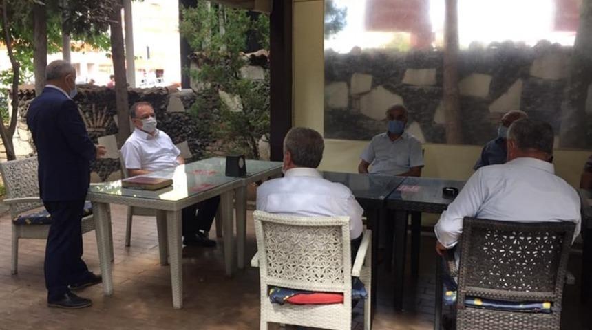 Kaymakam T&uuml;rk&ouml;z muhtarlarla bir araya geldi