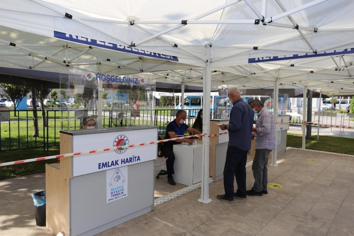 Kepez&rsquo;den Korona vir&uuml;se karşı &lsquo;A&ccedil;ık hava hizmet noktası&rsquo;