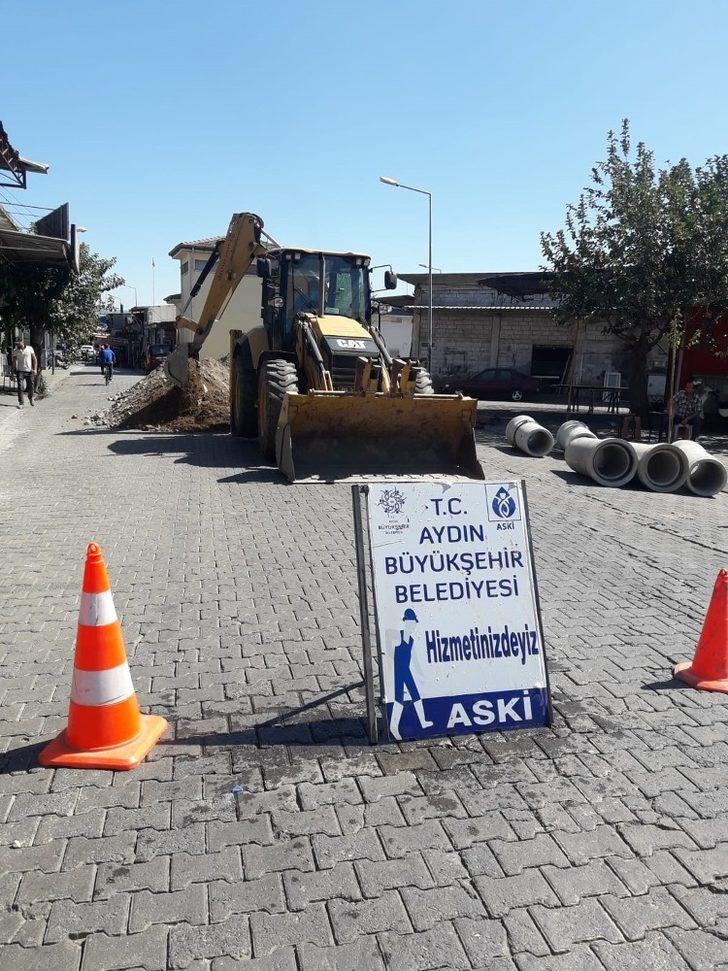 ASKİ Efeler’deki 1. Sanayi Sitesi’nin yağmur suyu alt yapısını yeniliyor G4