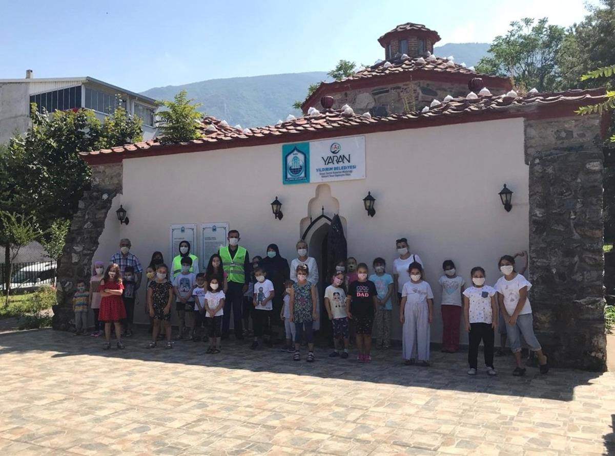 Yıldırım&rsquo;da &ccedil;ocuklara masal dinletisi