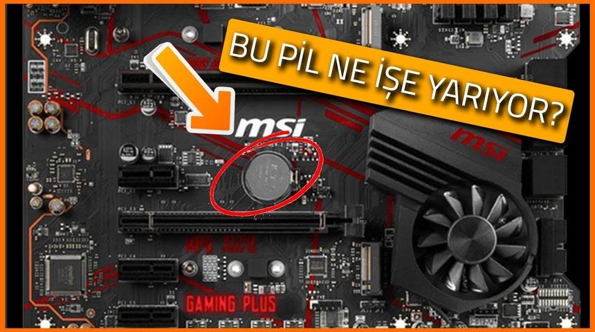Anakartların &uuml;zerinde yer alan pilin işlevi ne? | BIOS, CMOS ve UEFI Nedir?