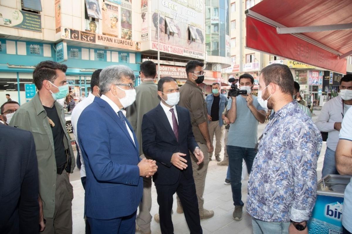 Kaymakam Aslan, Vali Bilmez&rsquo;le denetimlere katıldı